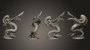 Military figurines Underwater Mayhem Mermaid Harpoon v 3 3d model