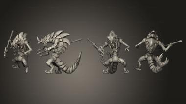 Military figurines Underwater Mayhem Shrimp Folk Trident 3d model