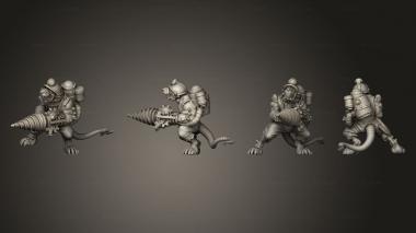Military figurines Underworld T 1 3d model