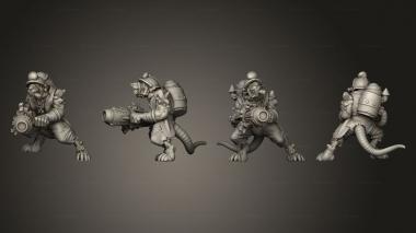 Military figurines Underworld T 2 3d model