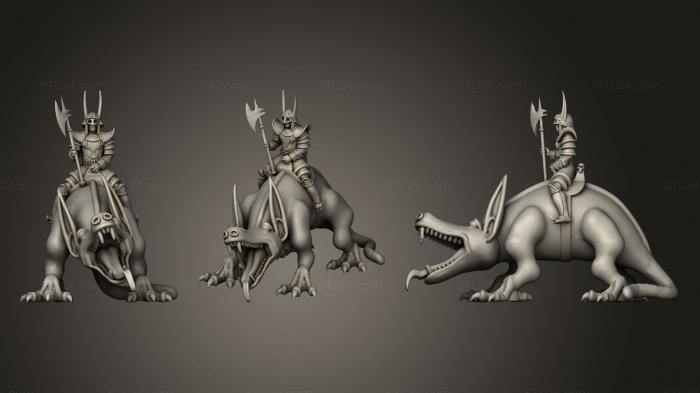 Military figurines (Lord Srukarum, STKW_1417) 3D models for cnc