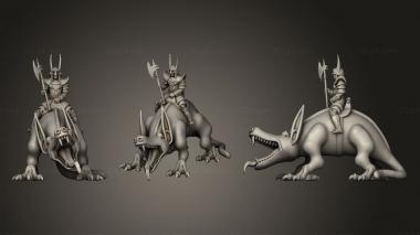 Military figurines Lord Srukarum 3d model