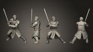 Military figurines union war wizard benjopose 1 3d model