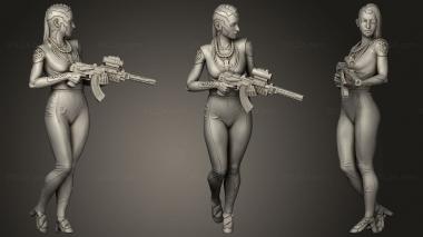 Military figurines Los Malos Alexa 3d model