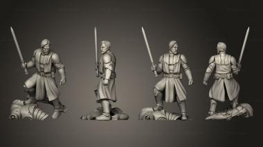 Military figurines union war wizard benjopose 3 3d model