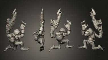 Military figurines Unlucky Goblins B 3d model