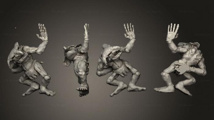 Military figurines (Unlucky Goblins, STKW_14198) 3D models for cnc
