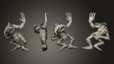 Military figurines Unlucky Goblins 3d model