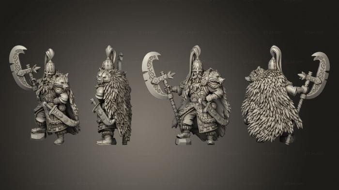 Military figurines (Ursa Empire Boyka, STKW_14201) 3D models for cnc
