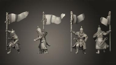 Military figurines Ursa Empire Imperial Hussar Axe 001 3d model