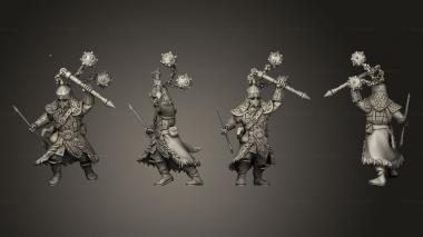 Military figurines Ursa Empire Imperial Hussar Axe 005 3d model