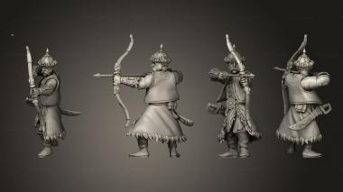 Military figurines Ursa Empire Imperial Hussar Axe 007 3d model