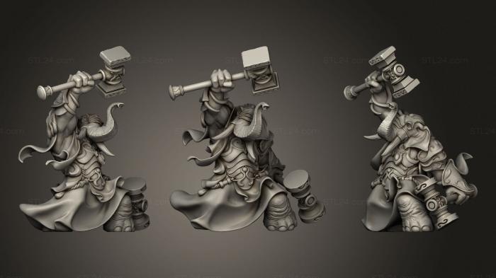 Military figurines (Loxodon 01, STKW_1421) 3D models for cnc