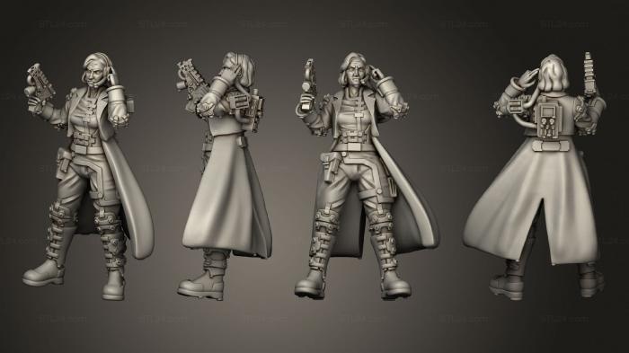 Military figurines (Ursula Zorn smaller version, STKW_14213) 3D models for cnc