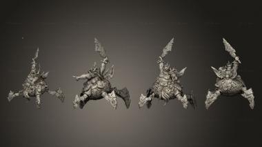 Military figurines Uru Can Tribe Krogulk body 3d model