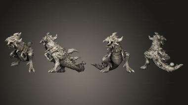 Military figurines Uru Can Tribe Nuggut A 3d model