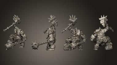 Military figurines Uru Can Tribe Vridgagg Chain A 3d model