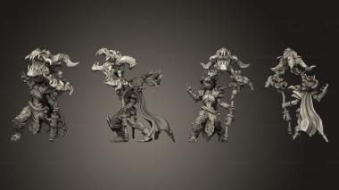 Military figurines Uru Can Tribe Zirdrana The Shaman 3d model