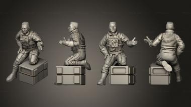 Military figurines Utility Wing idle v 3 3d model