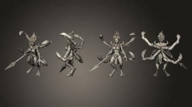 Military figurines Uvelle the Heartpiercer spear demon 3d model