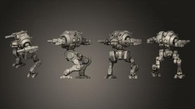 Military figurines UZL 2 S 4 3d model