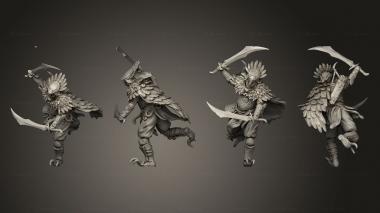 Military figurines Vaalakerian Guardians Pose 1 2 3d model