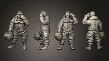 Military figurines val the aceman stratos 3d model