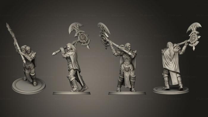 Military figurines (Valeria Dhampir Monster Slayer Comet Lord Miniatures, STKW_14267) 3D models for cnc