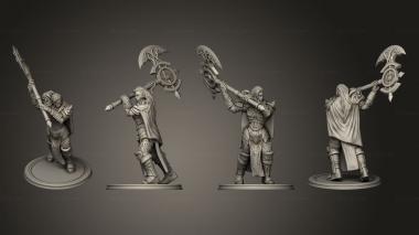 Military figurines Valeria Dhampir Monster Slayer Comet Lord Miniatures 3d model