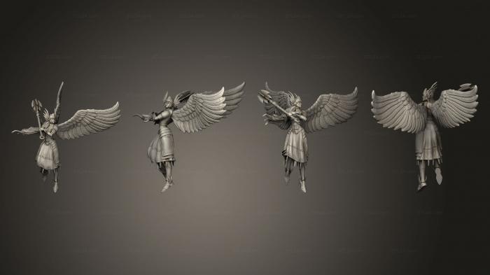 Military figurines (Valkyrie Mace v 2 Large, STKW_14271) 3D models for cnc
