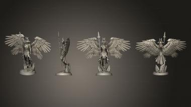Military figurines Valkyrie Queen Base 3d model