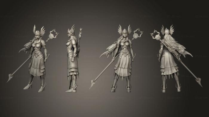 Military figurines (Valkyrie Spear Large, STKW_14273) 3D models for cnc