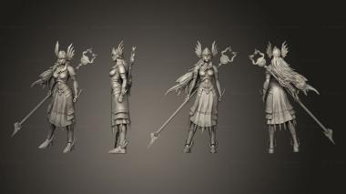 Military figurines Valkyrie Spear Large 3d model