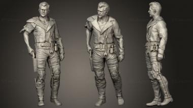 Military figurines MADMAX MELL GIBSON 3d model