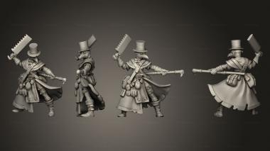 Military figurines Vampire Hunters Doctor Von Zeiter 3d model