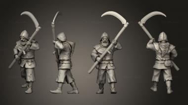 Military figurines Vampire Hunters Fork  01 3d model