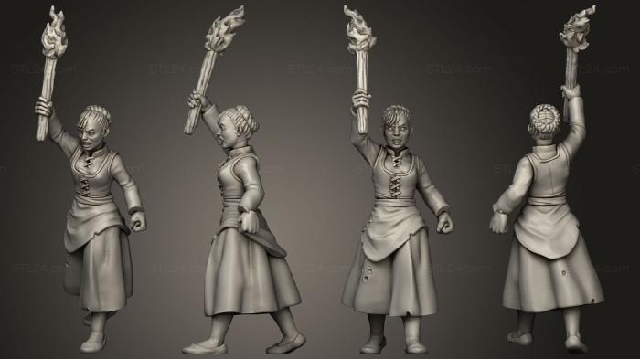 Military figurines (Vampire Hunters Fork  04, STKW_14286) 3D models for cnc