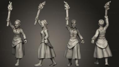 Military figurines Vampire Hunters Fork  04 3d model