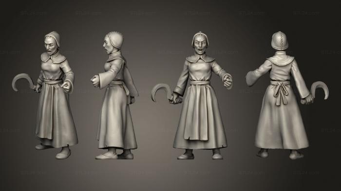Military figurines (Vampire Hunters Fork  05, STKW_14287) 3D models for cnc