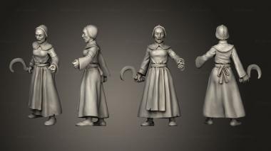 Military figurines Vampire Hunters Fork  05 3d model