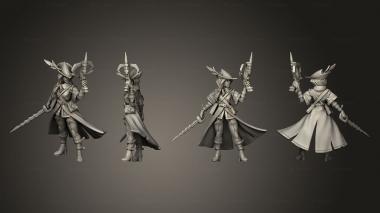 Military figurines Vampire Hunters Hilde Robben 3d model