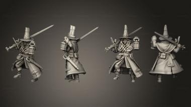 Military figurines Vampire Hunters Hugo Braav 3d model