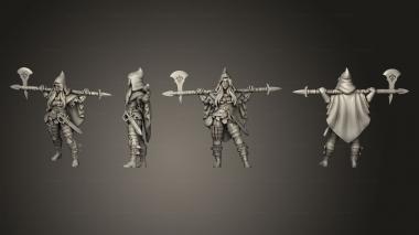 Military figurines Vampire Hunters Rotkappchen 3d model