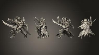 Military figurines Vampire male 3d model