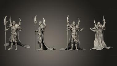 Military figurines Vampire Warrior Guard 3d model