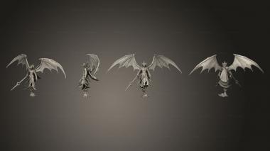 Military figurines Vampires Nosferatu Wings 3d model