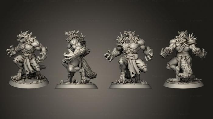 Military figurines (Varg Alpha, STKW_14319) 3D models for cnc