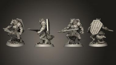 Military figurines Varg Fighter 3d model