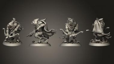 Military figurines Varg Gloomstalker Ranger 3d model