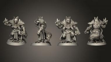 Military figurines Varg Pyromancer 3d model